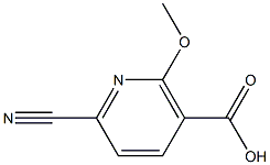 6-CYANO-2-METHOXYNICOTINIC ACID Struktur