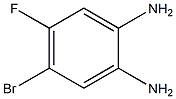 4-BROMO-5-FLUORO-1,2-PHENYLENEDIAMINE Struktur