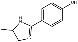 4-(4,5-DIHYDRO-4-METHYL-1H-IMIDAZOL-2-YL)PHENOL Structure