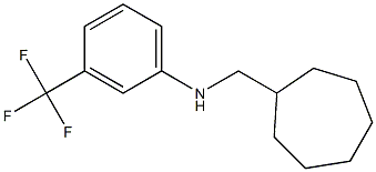 CYCLOHEPTYLMETHYL-(3-TRIFLUOROMETHYL-PHENYL)-AMINE Struktur