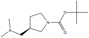 R-1-BOC-3-DIMETHYLAMINOMETHYL-PYRROLIDINE Struktur