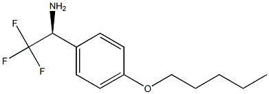 (1S)-2,2,2-TRIFLUORO-1-(4-PENTYLOXYPHENYL)ETHYLAMINE Struktur