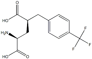 (2S,4S)-2-AMINO-4-(4-TRIFLUOROMETHYL-BENZYL)-PENTANEDIOIC ACID Struktur