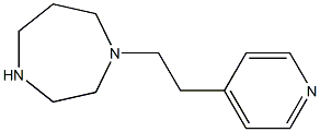 1-(2-PYRIDIN-4-YLETHYL)-1,4-DIAZEPANE Struktur