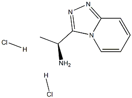 (1S)-1-[1,2,4]TRIAZOLO[4,3-A]PYRIDIN-3-YLETHANAMINE DIHYDROCHLORIDE Struktur