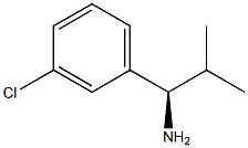 (1R)-1-(3-CHLOROPHENYL)-2-METHYLPROPYLAMINE Struktur