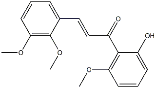 2'-HYDROXY-2,3,6'-TRIMETHOXYCHALCONE Struktur