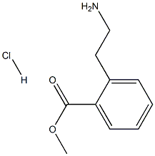 2-(2-AMINO-ETHYL)-BENZOIC ACID METHYL ESTER HYDROCHLORIDE Struktur