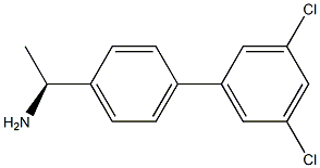 (1S)-1-[4-(3,5-DICHLOROPHENYL)PHENYL]ETHYLAMINE Struktur