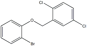 2-BROMOPHENYL-(2,5-DICHLOROBENZYL)ETHER Struktur