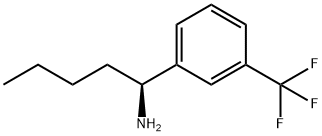 (1S)-1-[3-(TRIFLUOROMETHYL)PHENYL]PENTYLAMINE Struktur