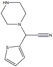 PIPERAZIN-1-YL(THIEN-2-YL)ACETONITRILE Struktur