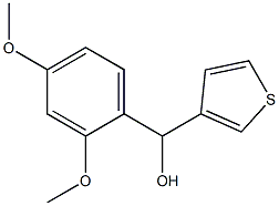 2,4-DIMETHOXYPHENYL-(3-THIENYL)METHANOL Struktur