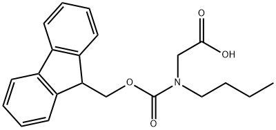 FMOC-N-(BUTYL)-GLYCINE Struktur