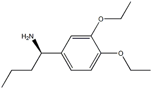 (1R)-1-(3,4-DIETHOXYPHENYL)BUTYLAMINE Struktur