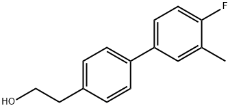 4-(4-FLUORO-3-METHYLPHENYL)PHENETHYL ALCOHOL Struktur