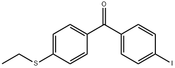 4-ETHYLTHIO-4'-IODOBENZOPHENONE Struktur