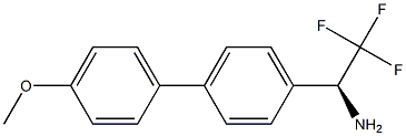 (1S)-2,2,2-TRIFLUORO-1-[4-(4-METHOXYPHENYL)PHENYL]ETHYLAMINE Struktur