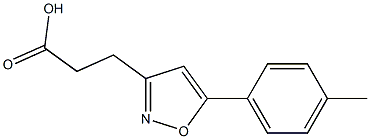 3-(5-P-TOLYLISOXAZOL-3-YL)PROPANOIC ACID Struktur