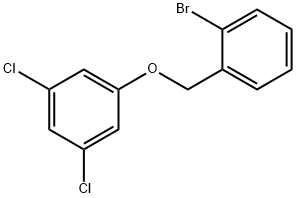 2-BROMOBENZYL-(3,5-DICHLOROPHENYL)ETHER Struktur