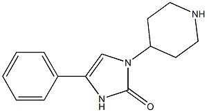 4-PHENYL-1-PIPERIDIN-4-YL-1,3-DIHYDRO-2H-IMIDAZOL-2-ONE Struktur