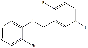 2-BROMOPHENYL-(2,5-DIFLUOROBENZYL)ETHER Struktur