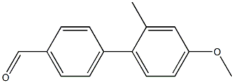 4-(4-METHOXY-2-METHYLPHENYL)BENZALDEHYDE Struktur