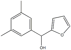 3,5-DIMETHYLPHENYL-(2-FURYL)METHANOL Struktur