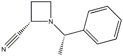 [(1'S),2S]-1-(1'-PHENYLETHYL)AZETIDINE-2-CARBONITRILE Struktur