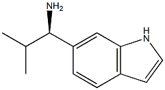 (1R)-1-INDOL-6-YL-2-METHYLPROPYLAMINE Struktur