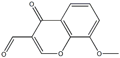 3-FORMYL-8-METHOXYCHROMONE Struktur