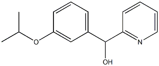 3-ISOPROPOXYPHENYL-(2-PYRIDYL)METHANOL Struktur