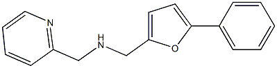 1-(5-PHENYL-2-FURYL)-N-(PYRIDIN-2-YLMETHYL)METHANAMINE Struktur