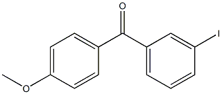 3-IODO-4'-METHOXYBENZOPHENONE Struktur