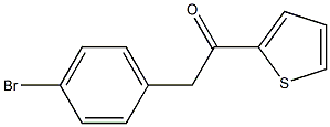 2-(4-BROMOPHENYL)-1-(2-THIENYL)ETHAN-1-ONE Struktur