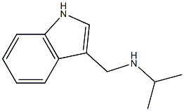 (1H-INDOL-3-YLMETHYL)-ISOPROPYL-AMINE Struktur