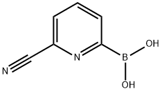 6-CYANOPYRIDIN-2-YL-2-BORONIC ACID Struktur