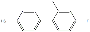 4-(4-FLUORO-2-METHYLPHENYL)THIOPHENOL Struktur