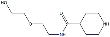 N-[2-(2-HYDROXYETHOXY)ETHYL]PIPERIDINE-4-CARBOXAMIDE Struktur