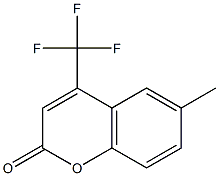 6-METHYL-4-(TRIFLUOROMETHYL)COUMARIN Struktur