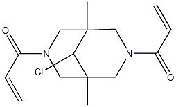 3,7-DIACRYLOYL-9-CHLORO-1,5-DIMETHYL-3,7-DIAZABICYCLO[3.3.1]NONANE Struktur