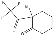 2-BROMO-2-(TRIFLUOROACETYL)CYCLOHEXANONE Struktur