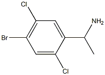 1-(4-BROMO-2,5-DICHLOROPHENYL)ETHANAMINE Struktur