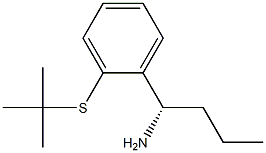 (1S)-1-[2-(TERT-BUTYLTHIO)PHENYL]BUTYLAMINE Struktur