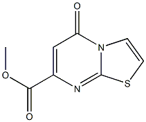 5H-THIAZOLO[3,2-A]PYRIMIDINE-7-CARBOXYLIC ACID, 5-OXO-, METHYL ESTER Struktur