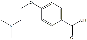 4-(2-DIMETHYLAMINO-ETHOXY)-BENZOIC ACID Struktur