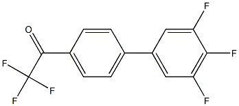 4'-(3,4,5-TRIFLUOROPHENYL)-2,2,2-TRIFLUOROACETOPHENONE Struktur