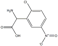 AMINO-(2-CHLORO-5-NITRO-PHENYL)-ACETIC ACID Struktur