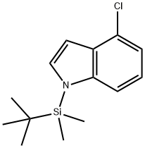 4-CHLORO-N-(TERT-BUTYLDIMETHYLSILYL)INDOLE Struktur