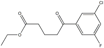 ETHYL 5-(3-CHLORO-5-FLUOROPHENYL)-5-OXOVALERATE price.